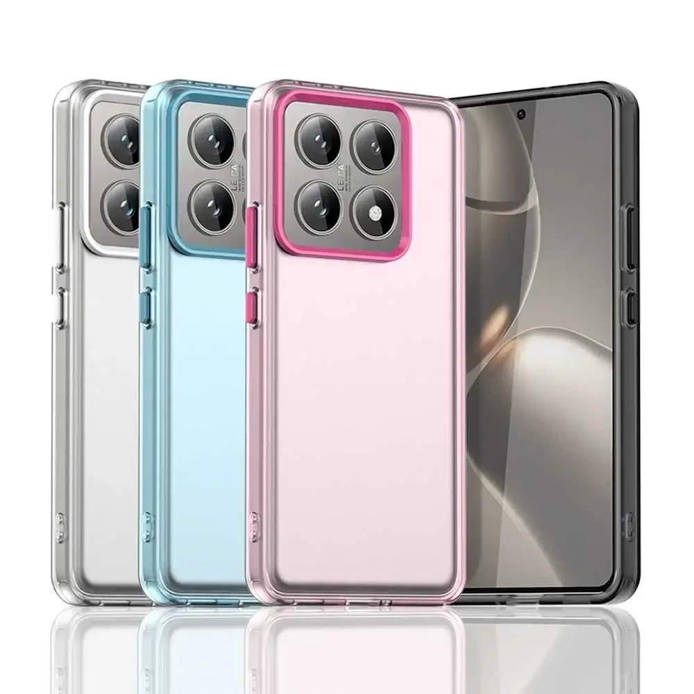 Matte Translucent Shockproof Phone Case - Frosted Finish Cover