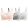 Pregnant Thin Collection Underwear With Front Button Opening For Breastfeeding Convenient For Breastfeeding Nursing Bras 1