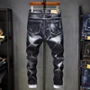 KSTUN Ripped Jeans Men Dark Blue Stretch Slim Fit Distressed Streetwear Denim Pants Casual Retro Biker Jeans Man Trousers Hiphop 3
