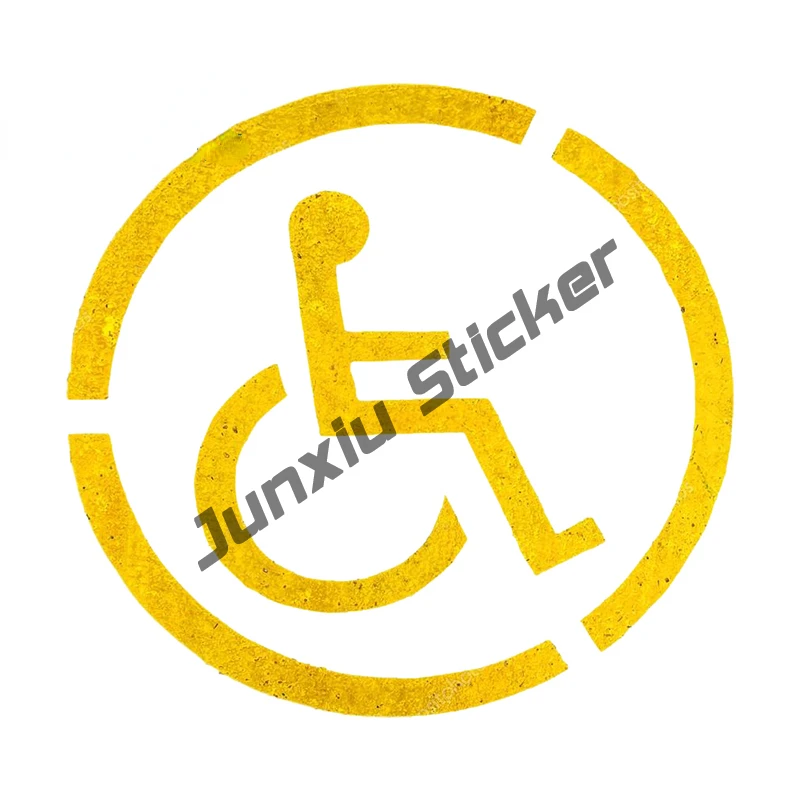 Stickers pour voiture fille PMR - en chaise roulante, autocollant