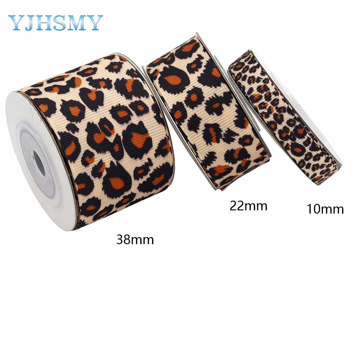 Leopard Grosgrain Ribbon for Box Wrapping DIY Crafts Wreaths Home Party Decor