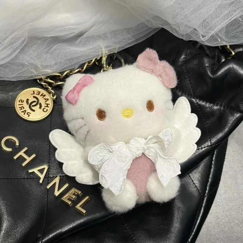 Sanrioハローキティ天使ぬいぐるみキーホルダー、漫画の