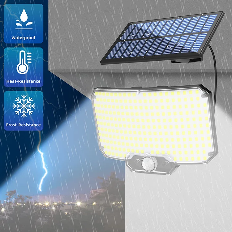 Solar Energy Split-type Single-head Street Lamp Home Outdoor Human-sensing Wall