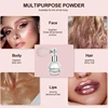 6-Color Diamond Highlighter Powder Spray Waterproof High Gloss Glitter Body Bronzer Highlight Powder Face Contour Illuminator 5