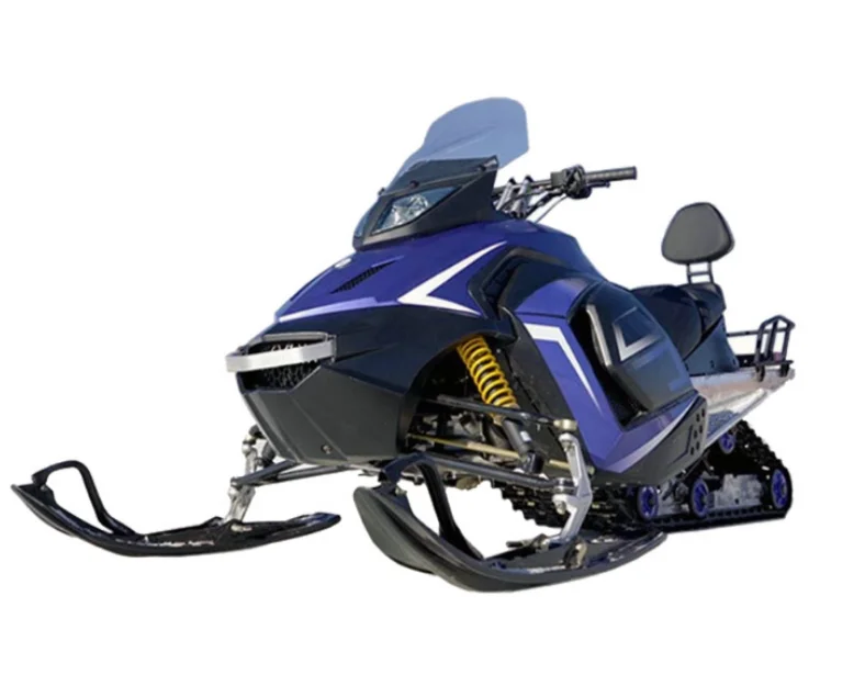 

Горячая Распродажа Высокая безопасность 220cc взрослый мобильный снег полный стальной каркас бензиновый Электрический двойной лыж большой сани снегоход