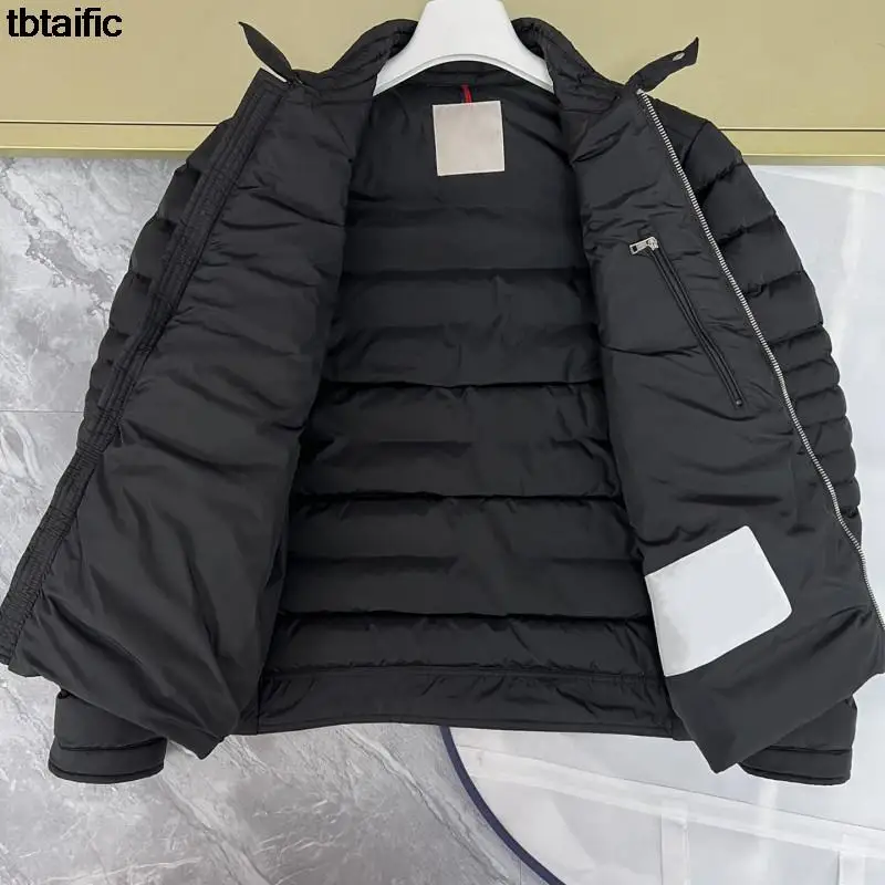 

big zipper pockets warm movement coats vintage down jackets for men new high quality 2023 fashion simple black vintage