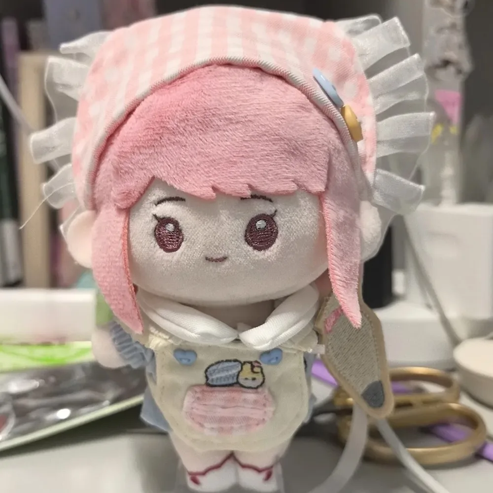 Kitchen 10cm Cotton Doll Clothes Apron Suit Doll Clothes Outfit Lovely Headscarf Doll Dress Up Set Children's Gift