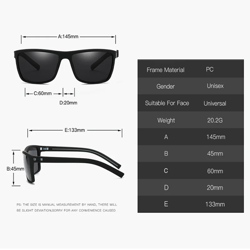 Men Prescription Glasses Square Photochromic Reading Glasses Finished Presbyopic Glasses Fashion Outdoor Discolored Readers - 5