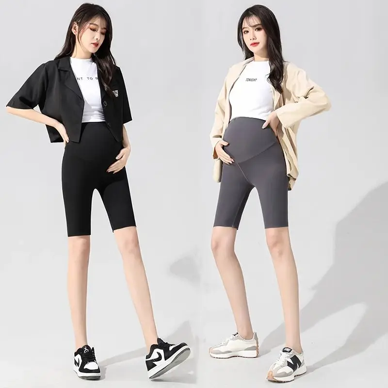 Maternity Five-point Pants Summer Wear Thin Leggings Safety Pants Cycling Shark Popular Thin Shorts Summer Wear
