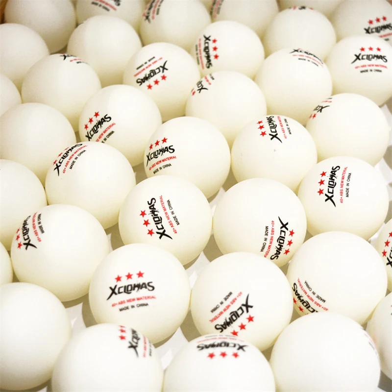 Table Tennis Training Balls D40+ ABS Plastic Ping Balls for Outdoor Indoor Games