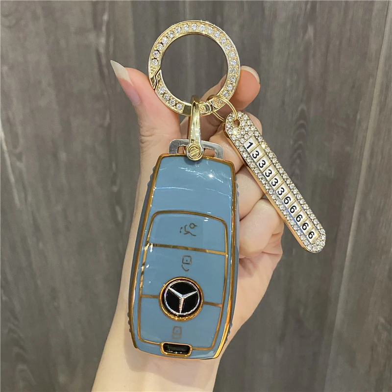 Cover Chiave/telecomando per Mercedes BenzW204 W463 W176 W251 W205 GLA CLA GLK GLC A C E S - Sa150e32f406047b08739e14a95b990318