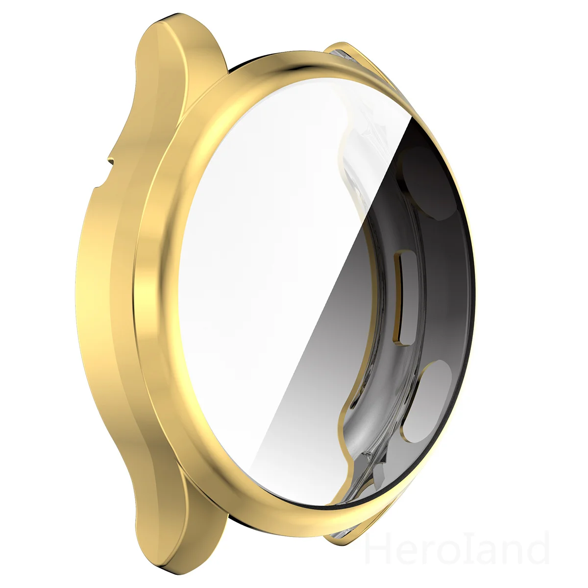 Premium Protective TPU Case for Smartwatch - Full Coverage Screen Protector, Soft Shell Design.