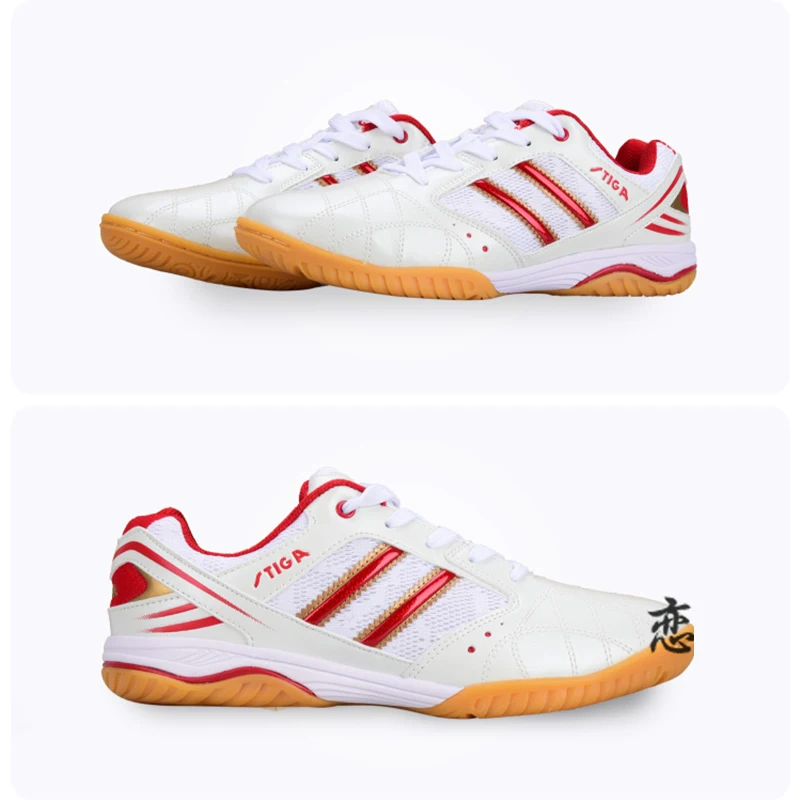Stiga table tennis shoes CS-2521 2541 indoor sport Zapatillas Deportivas Mujer Mens Stability sneakers