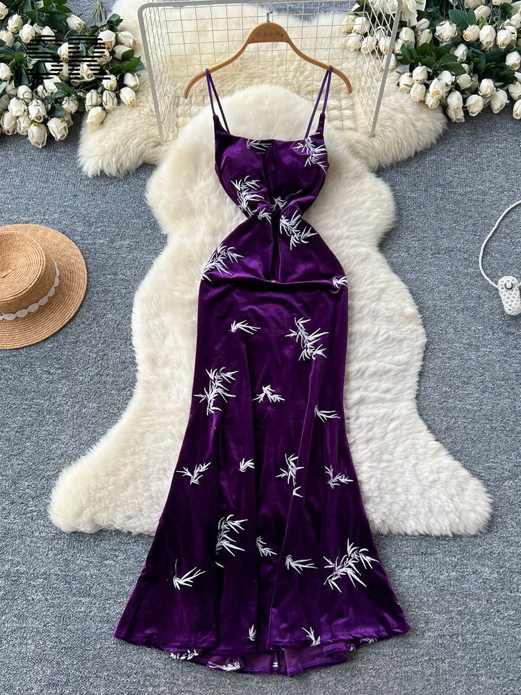 فستان قطيفة سينجريني