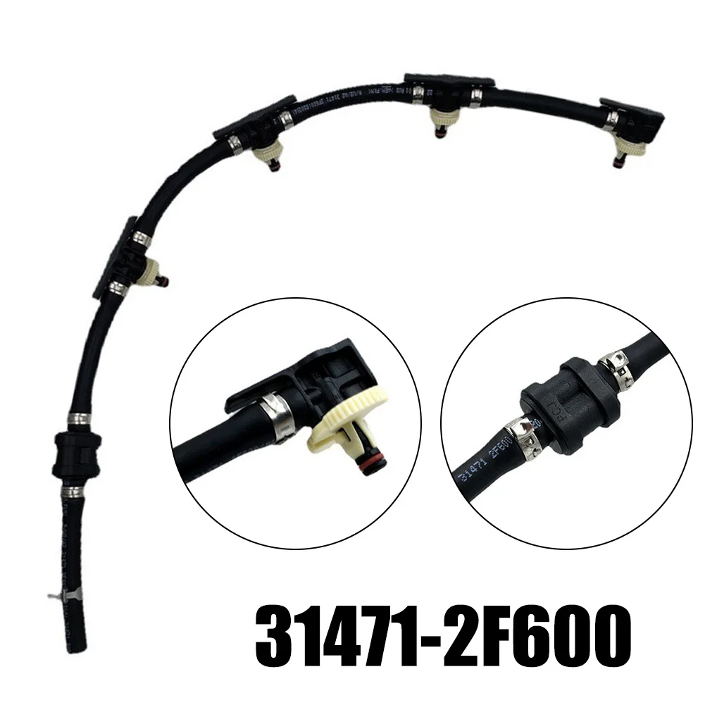 

1 шланг для возврата топлива подходит для Kia Sorento 2009-2018 Diesel 2,2 #31471-2F001/ 31471-2F600, черные детали двигателя из АБС, Plug-and-play