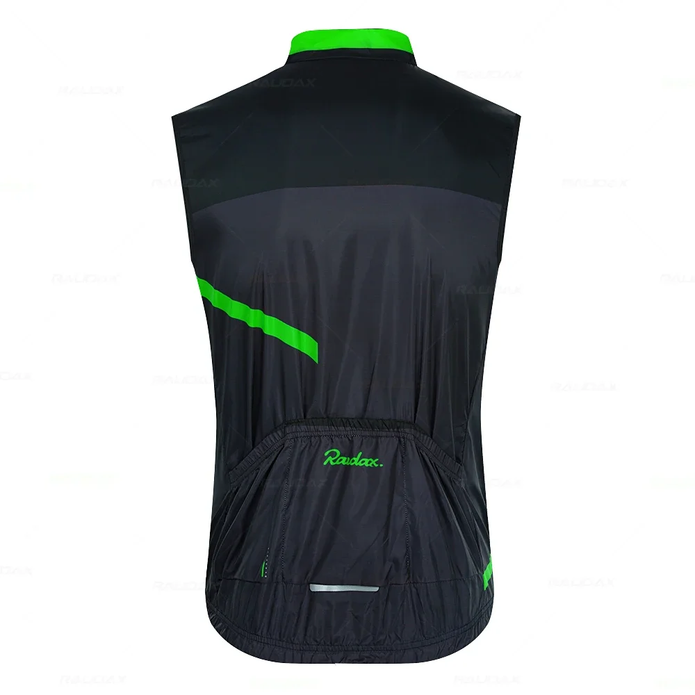 Raudax-Windproof Cycling Jackets, Unisex Clothing, Bike Maillot, Sport, Sleeveless, Light, Offroad Cycling Jersey,