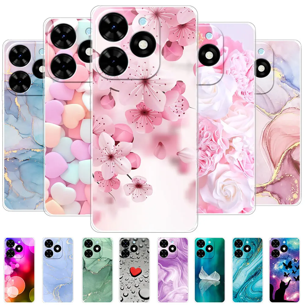 Per Tecno Spark 20 Pro Custodia Per Tecno Spark 20C 10C Funda Custodia Protettiva In Silicone Morbido Trasparente Per Tecno Spark 10 Pro Coque