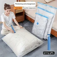 Vacuum Seal Storage Bags for Clothes/Pillow/Blanket, Space-Saving Wardrobe & Travel Organizer, Multi-Purpose Vacuum Packing Bags 1
