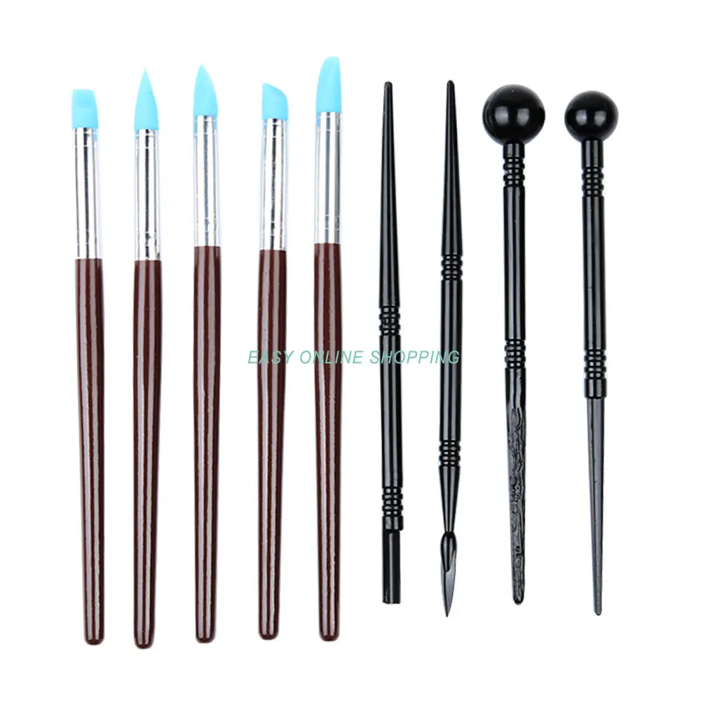 DIY Ceramics Clay Sculpture Polymer tool set Beginner's Multi-tools Craft Sculpting  Pottery Modeling Carving Smoothing