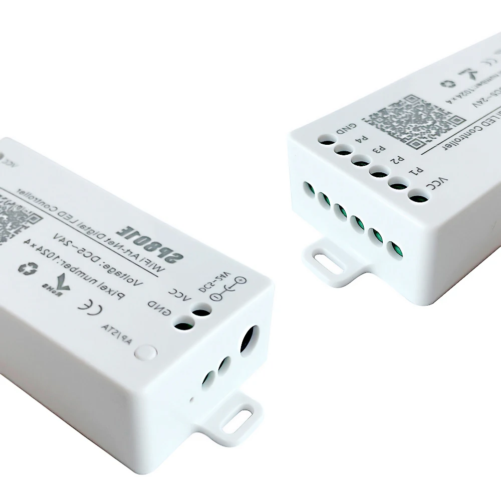 DC5-24V SP801E iOS Android Programmable APP Art-Net Magic Wifi Control WS2812B LED Matrix Panel Module Light Strip Controller