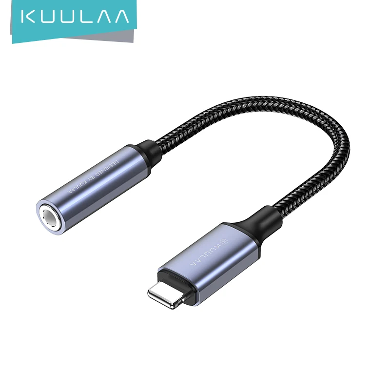 KUULAA-Cable auxiliar para iPhone 13, 12, 11 Pro, XS, Max, X, XR, 8, 7,  iPad