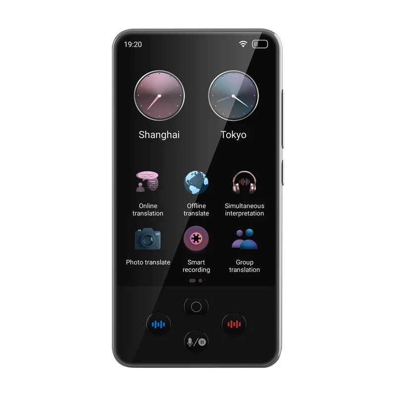 S85 Pro Portable Language Translator Device with 138 Languages Voice Translating 19 Offline Translation ChatGPT Function
