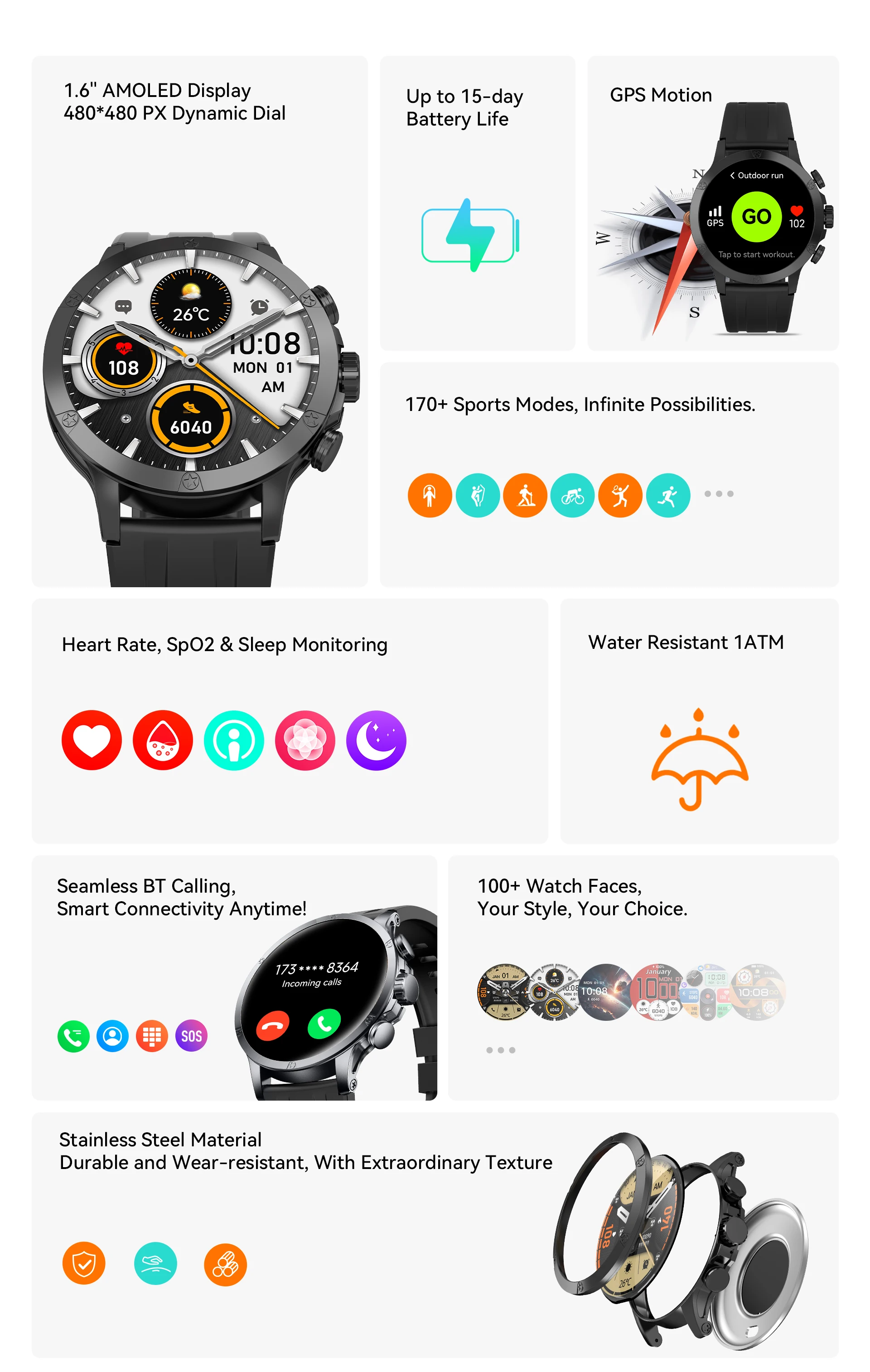 Imilab IMIKI Xplorer Pro GPS Smartwatch description image 2