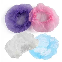 100 Pcs/Bag Disposable Non-woven Makeup Mesh Cap Eyebrow Tattoo Sterile Hat Catering Cap Beauty Cosmetic Bathroom Supplies