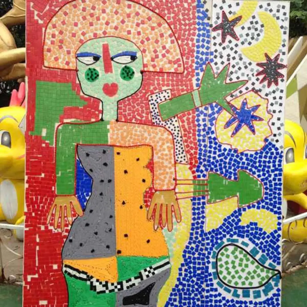 640g Mosaic Stones Glass Mosaic Decoration for Craft Ceramics