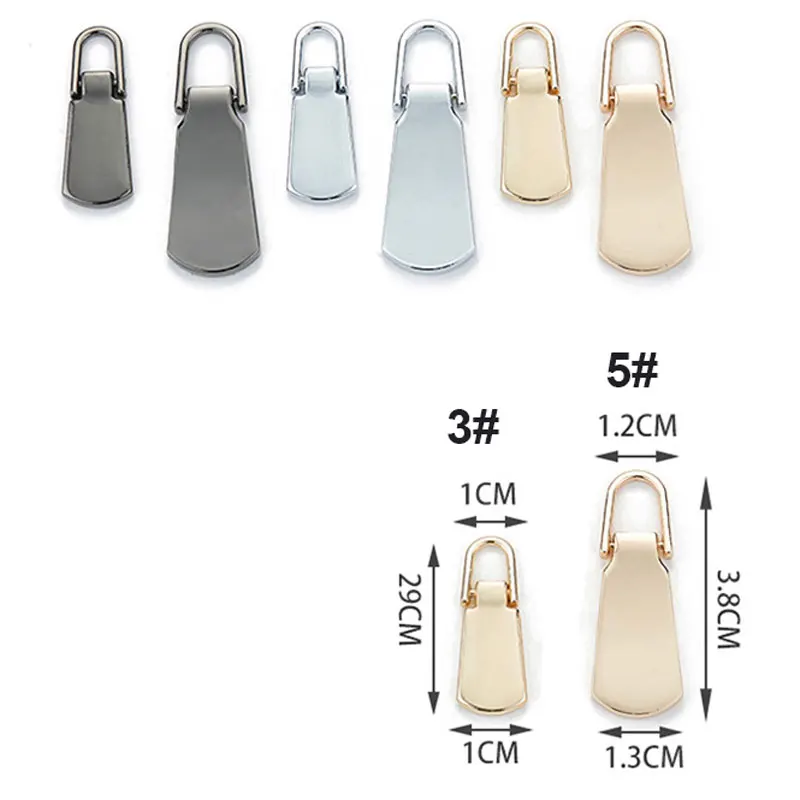 Description Picture 4 of item5Pcs Zipper Pull Replacement Metal Zipper Pull Repair Zipper Pull Tab for Luggage Suitcase Backpack Jacket Bags Coat Boots