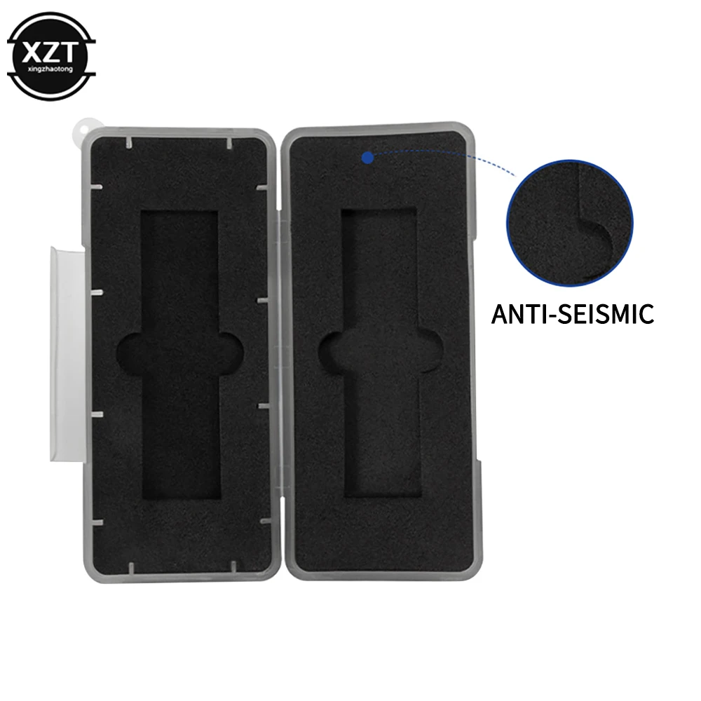 Waterproof M2 2280 SSD Plastic Case Anti-static Storage Box Memory Holder Protection for 2 x M.2 NVME 2280 Solid State Drive hard disk case,m2 ssd enclosure,memory card storage case