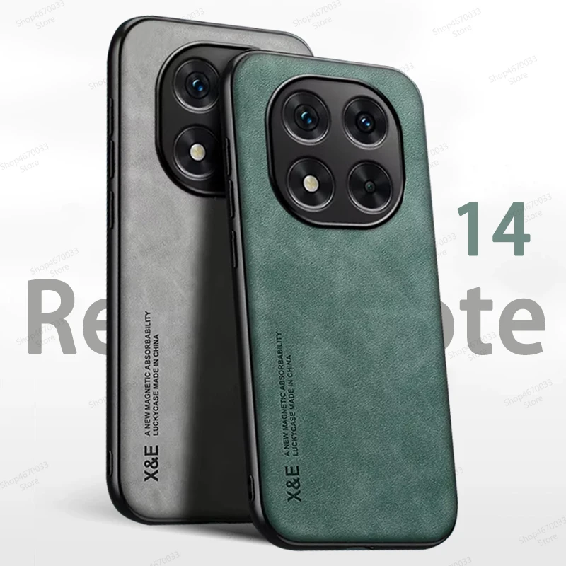 Magnetic Shockproof Leather Case For Xiaomi Redmi Note 9/10/11/12/13 & Poco X5 Pro