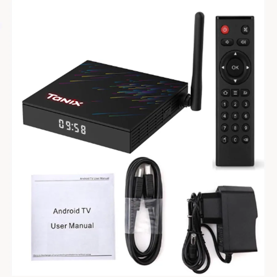 Original Tanix TX68 TV Box Android12 Allwinner H618 WiFi6 2G16G 4G 32G 64G 3D BT AV1 2.4G 5G Wifi 4K HDR Media Player Set TopBox