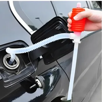 Portable manual fuel pump suction design portable fuel transfer pump for emergency use chemical-tolerant liquid transfer pump 1