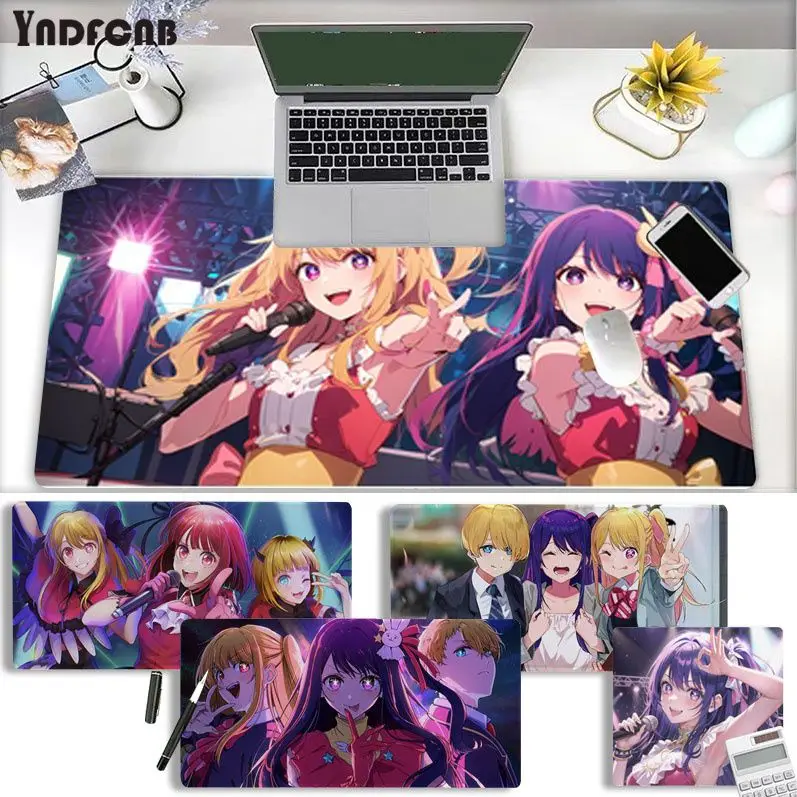 

OSHI NO KO Mousepad New Rubber Mouse Durable Desktop Mousepad Size for Game Keyboard Pad for Gamer