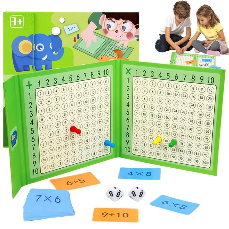

Multiplication Board Game Magnetic 99 Multiplication And Addition Table Toy Portable Early Childhood Educational Toys For