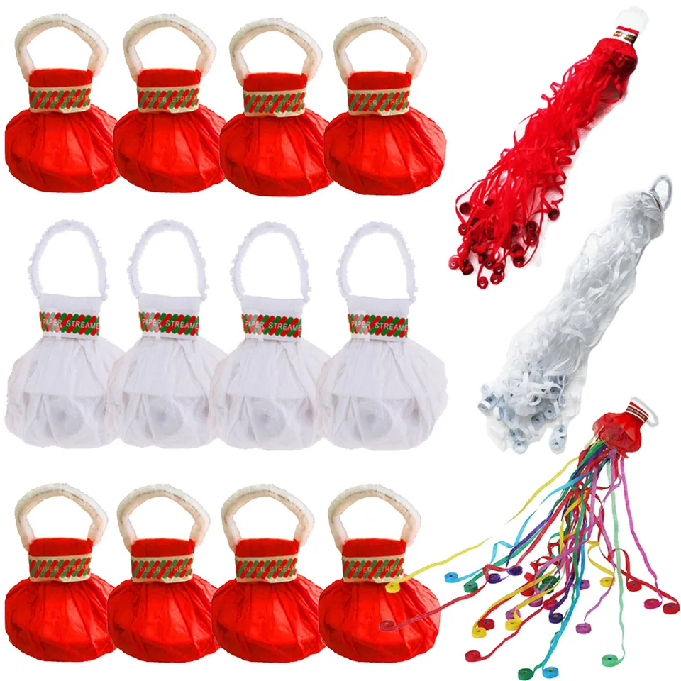16 Lanzadores De Serpentinas Para Fiestas - Incluyen Cintas De Colores, Para Cumpleaños, Bodas O Año Nuevo