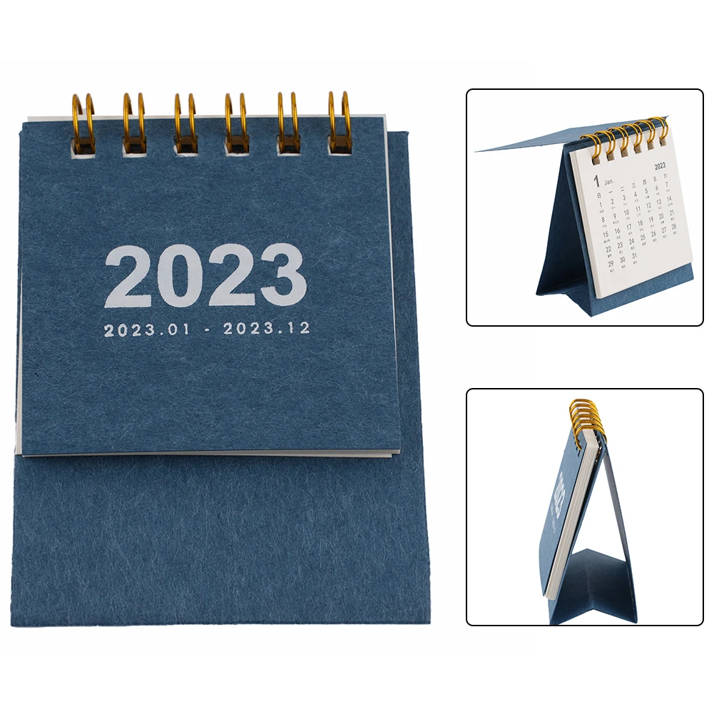 1 Pc 2023 Portable Retro Calendar Creative Simple Planner Decoration
