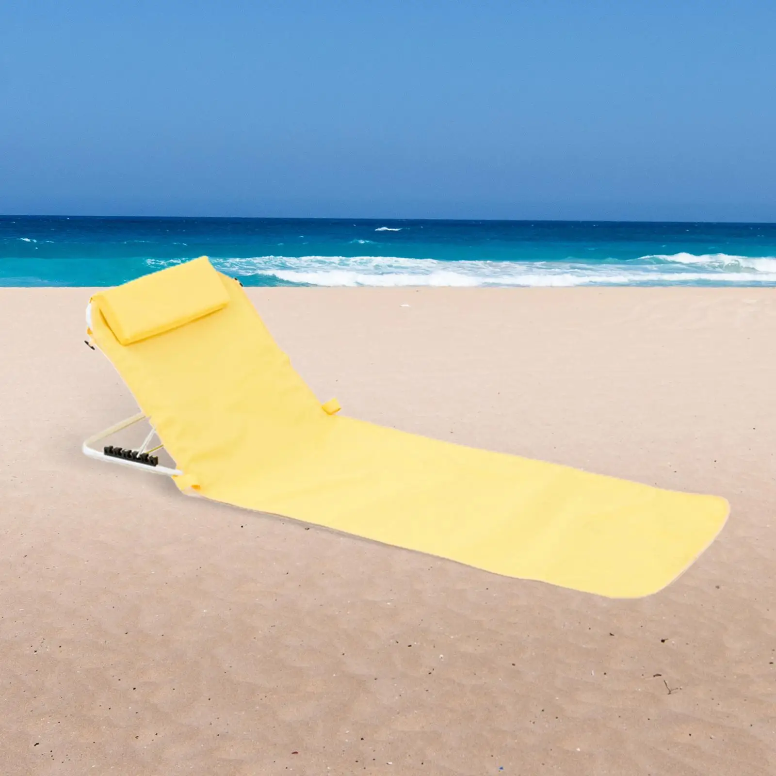 Tappetino Per Sedia Da Campeggio Portatile Cuscino Per Schienale Pieghevole Leggero Giardino Esterno Sedia Singola Pigra Sedie Per Sedili Da Stadio Da Picnic - Foto 7