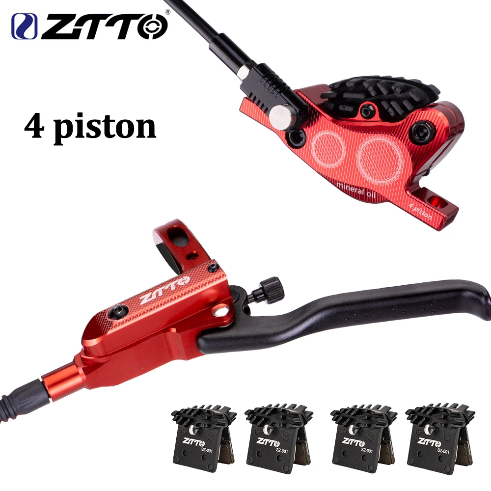 Ztto Bicycle 4 Piston Brake Caliper Hydraulic M840 Mtb Mountain Bike ...