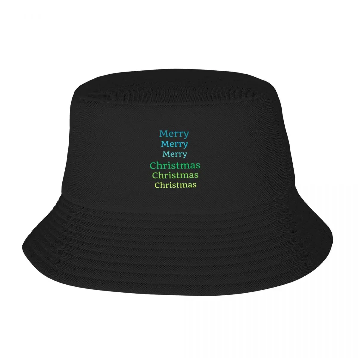 

Merry Merry Merry Christmas Christmas Christmas Bucket Hat Anime Sun Cap Golf Hat Men Hats Women's