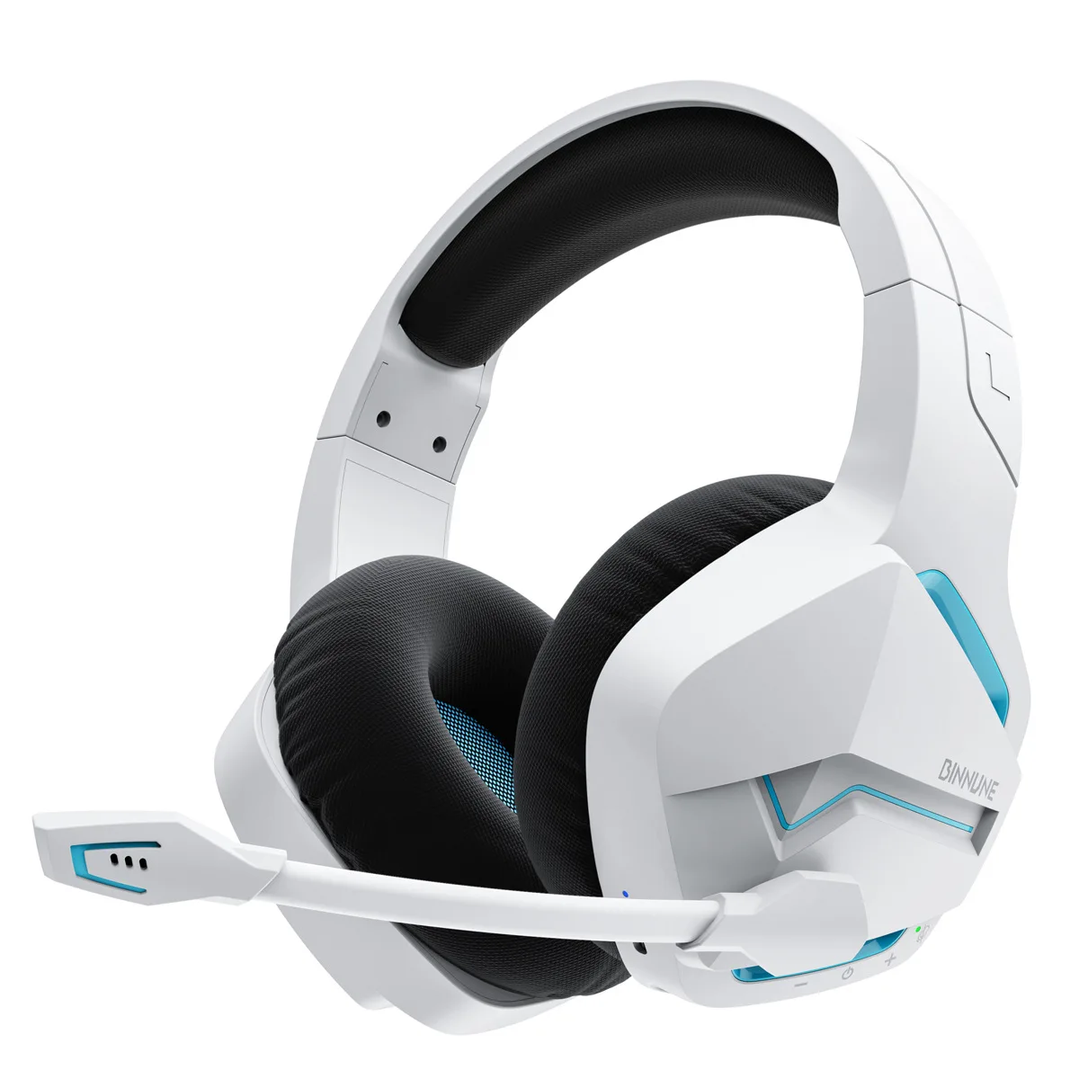 Binnune Gaming Headset With Mic Dual Wireless For Pc Ps4 Ps5 Bluetooth For Laptop Computer Headset Gaming Headphones