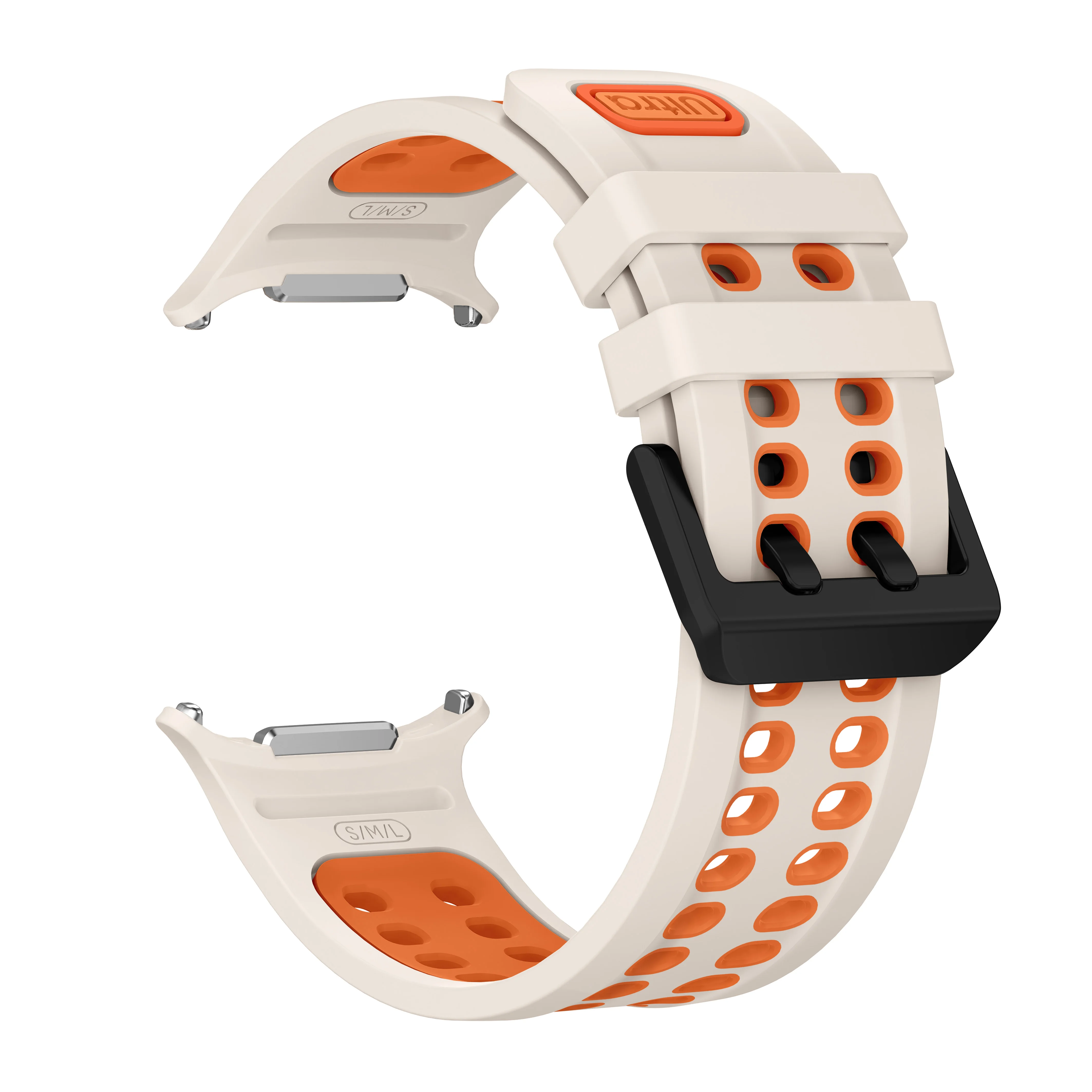 Premium Marine Band Silicone Strap Bracelet - 47mm Sports Watchband Accessory