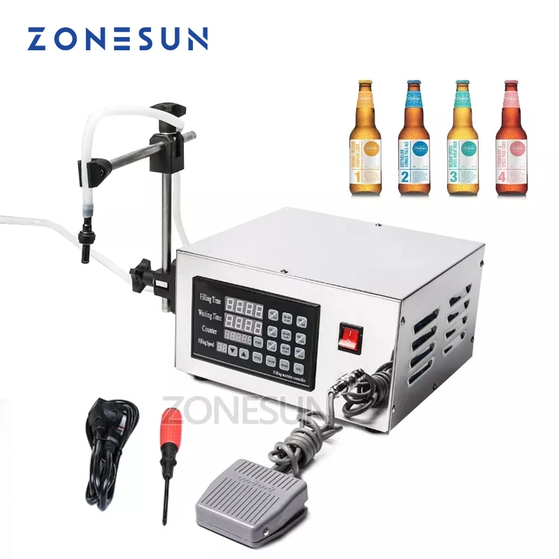 

ZONESUN разливочная машина автоматический мембранный насос разливочная машина наполнителя Ck-280 для масла
