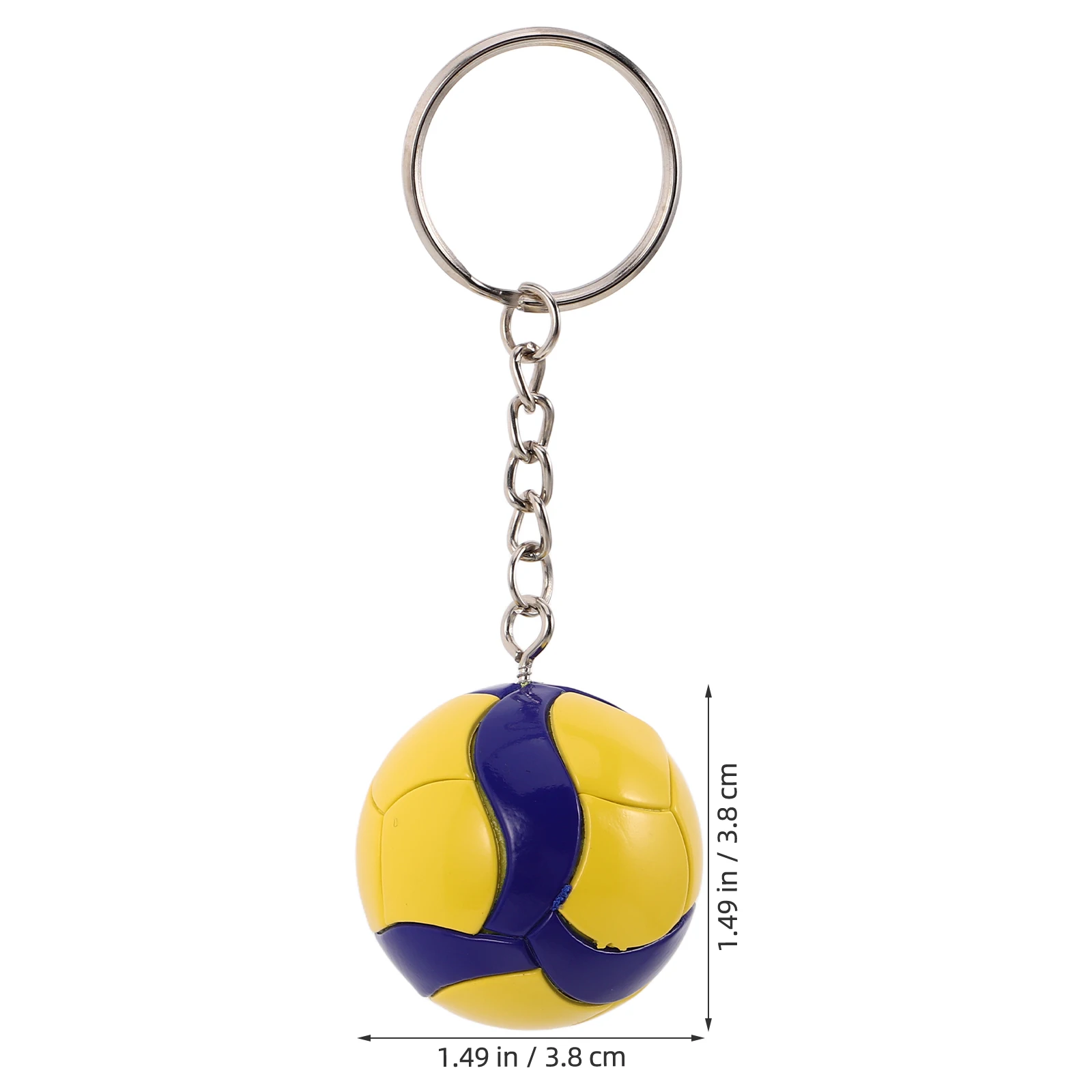 Mini Fashion PVC Volleyball Keychain Ornaments Business Volleyball Gifts Beach Ball Sport For Players Men Women Key Chain Gifts