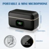 2 Pack Wireless Lavalier Microphone with Charging Case, USB-C Receiver Clip-on Mic for iPhone 15/16, Android, Vlogging, Live Streaming, Gaming, YouTube,