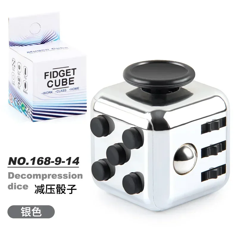 Unlimited Fidget Cube for Kids and Adults-Stress Relief Toy Kit with Novelty and Unique Cube Dice,fidget toys,puzzle cube,magic puzzle cube