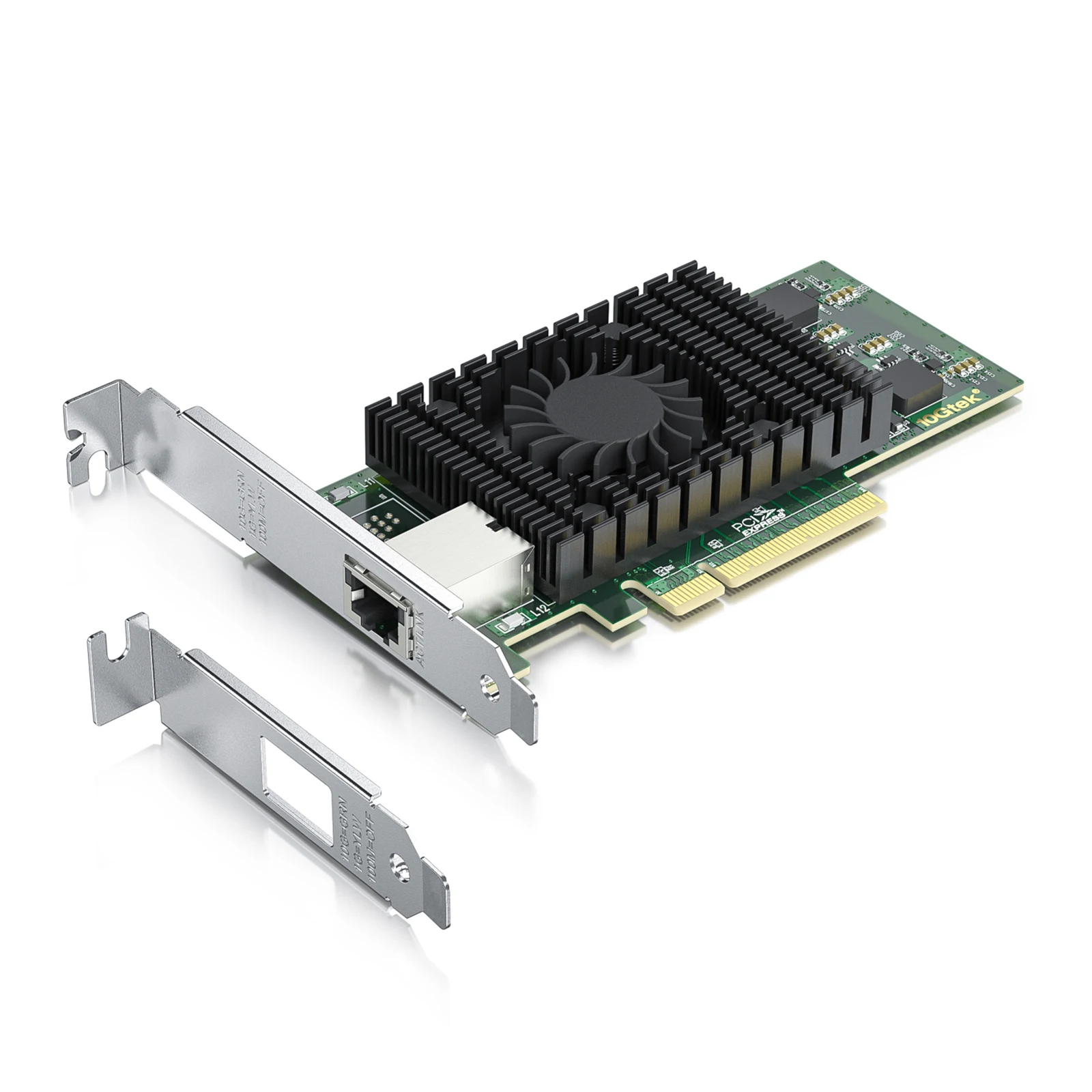 10Gb PCI-E NIC Network Card, PCI Express Ethernet LAN Adapter Support Windows Server/Windows/Linux/ESX,Compare to Intel X540-T1 10gb pci e nic network card with broadcom bcm57810s chipset pci express ethernet lan adapter support windows server linux