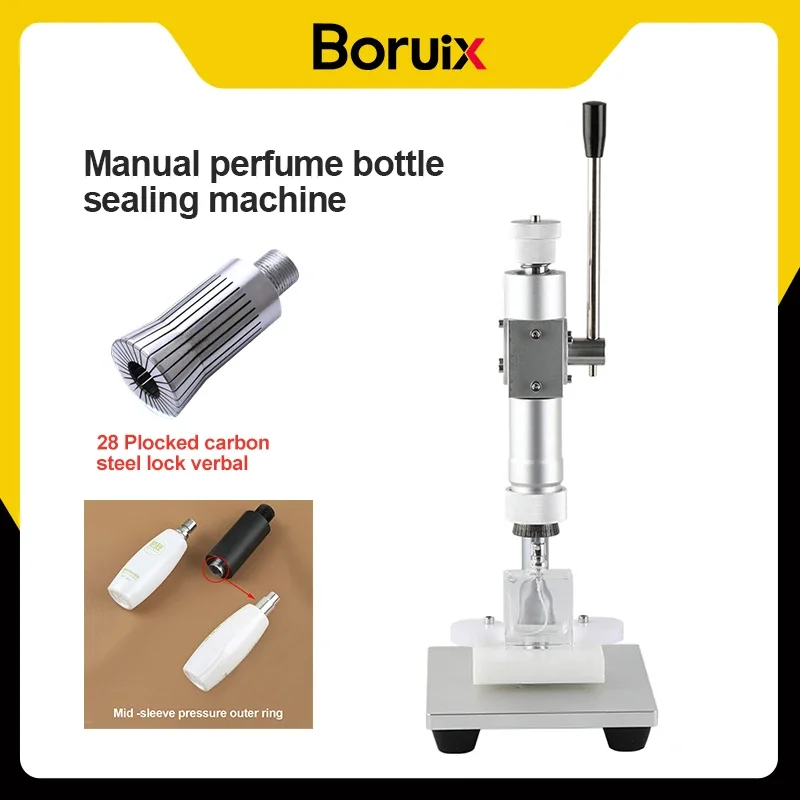 

Manual Bottle Cover Pressing Sealing Machine 13mm/15mm/18mm/20mm Perfume Essential Oil Bottle Tie Lock Machine