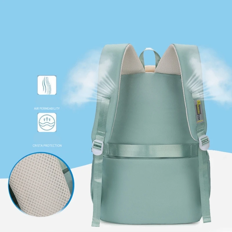 Ergonomic Back Support School Bag School Backpack Laptop Backpack for Student Teenagers Travel Casual Book Bag 3